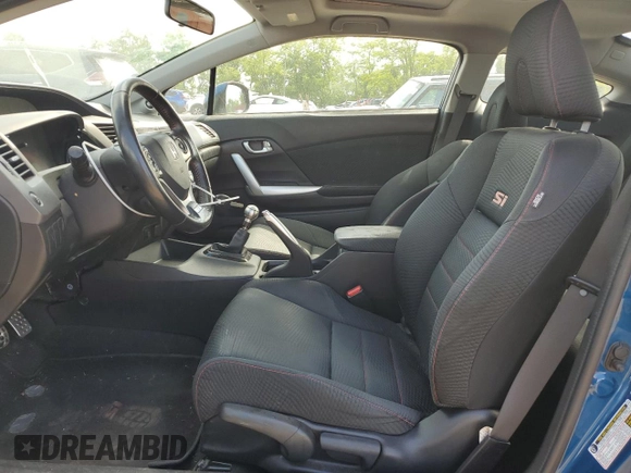 2012 Honda Civic Si with VIN 2HGFG4A55CH704879, listed as a Copart auction lot 57662095 with 116,443 mi miles and Salvage title. Bid and sale history available at DreamBid. Image 7.