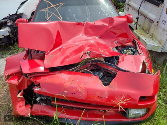1992 Toyota MR2 z VIN SW200060858, wystawiony jako Copart lot #55721554 z przebiegiem 22 277 mil mil oraz Nie do naprawy • Non repairable. Historia ofert i sprzedaży dostępna na DreamBid. Obrazek 11.