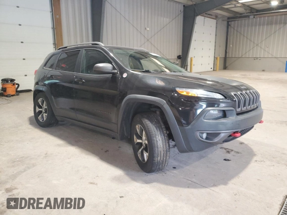 2016 Jeep Cherokee Trailhawk with VIN 1C4PJMBS4GW267375, listed as a Copart auction lot 58476005 with 116,151 mi miles and Salvage title. Bid and sale history available at DreamBid. Image 4.