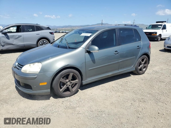 2008 Volkswagen Rabbit S with VIN WVWDB91K58W179502, listed as a Copart auction lot 54968385 with 102,240 mi miles and Clean title. Bid and sale history available at DreamBid. Image 1.