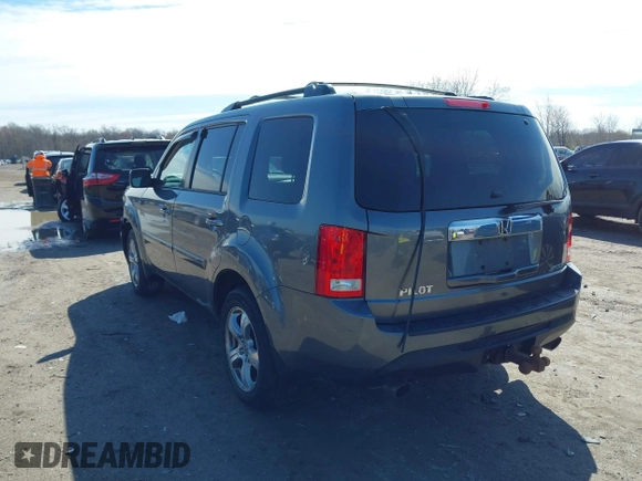 2012 Honda Pilot EX-L with VIN 5FNYF4H55CB040430, listed as a IAAI auction lot 41952800 with 247,175 mi miles and . Bid and sale history available at DreamBid. Image 3.