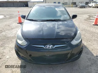 2013 Hyundai Accent GLS with VIN KMHCT4AE3DU394772, listed as a Copart auction lot 53998105 with 130,026 mi miles and Salvage Title. Bid and sale history available at carsss.com. Image 5.