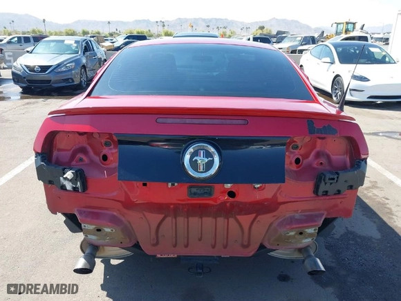 2013 Ford Mustang V6 with VIN 1ZVBP8AM3D5235583, listed as a IAAI auction lot 41988001 with 142,898 mi miles. Bid and sale history available at carsss.com. Image 6.