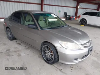 2004 Honda Civic LX z VIN JHMES16514S002132, wystawiony jako IAAI lot #41932071 z przebiegiem 158 130 mil mil oraz . Historia ofert i sprzedaży dostępna na DreamBid. Obrazek 1.