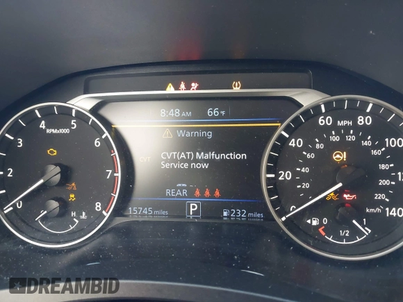 2024 Nissan Altima SV with VIN 1N4BL4DV3RN429961, listed as a IAAI auction lot 42205241 with 15,745 mi miles and . Bid and sale history available at DreamBid. Image 7.