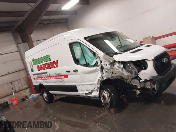 2024 Ford Transit Cargo with VIN 1FTBR2C81RKA01686, listed as a IAAI auction lot 41100566 with 74,842 mi miles and . Bid and sale history available at DreamBid. Image 13.