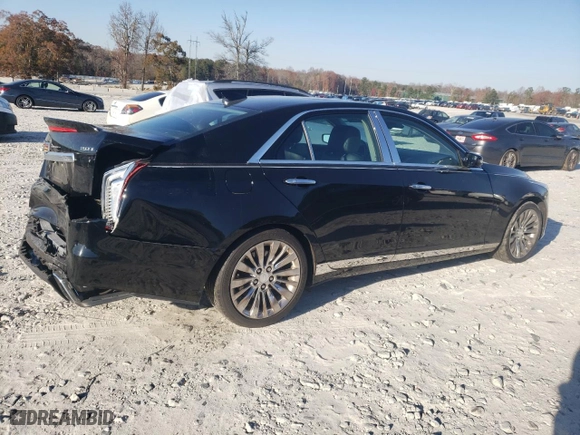 2018 Cadillac CTS Sedan Luxury RWD with VIN 1G6AR5SX7J0143937, listed as a Copart auction lot 80660164 with 28,517 mi miles and Salvage Title. Bid and sale history available at carsss.com. Image 3.