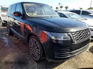 2022 Land Rover Range Rover Westminster with VIN SALGS2RU9NA462500, listed as a Copart auction lot 74475684 with 22,817 mi miles and Non repairable. Bid and sale history available at DreamBid. Image 4.