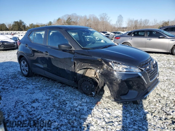 2021 Nissan Kicks S with VIN 3N1CP5BV4ML470896, listed as a Copart auction lot 41926275 with 80,806 mi miles and Salvage Title. Bid and sale history available at carsss.com. Image 4.