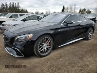 2019 Mercedes-Benz S 63 AMG with VIN WDDXJ8JB1KA035837, listed as a Copart auction lot 53236315 with 81,913 mi miles and Clean Title. Bid and sale history available at DreamBid. Image 1.