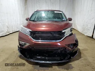2015 Honda CR-V EX-L with VIN 2HKRM4H78FH675000, listed as a Copart auction lot 52423735 with 128,676 mi miles and Salvage Title. Bid and sale history available at carsss.com. Image 5.