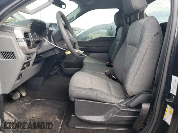 2022 Ford F-150 XL with VIN 1FTMF1E58NKE24645, listed as a Copart auction lot 42051515 with 43,429 mi miles and Salvage Title. Bid and sale history available at DreamBid. Image 7.