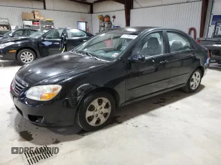 2007 Kia Spectra EX z VIN KNAFE121275380797, wystawiony jako Copart lot #57796765 z przebiegiem 144 669 mil mil oraz Tytuł czysty. Historia ofert i sprzedaży dostępna na DreamBid. Obrazek 1.
