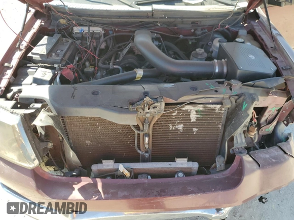 2005 Ford F-150 XLT with VIN 1FTPX12585FA35561, listed as a Copart auction lot 48434245 with 0 mi miles and Salvage Title. Bid and sale history available at carsss.com. Image 11.