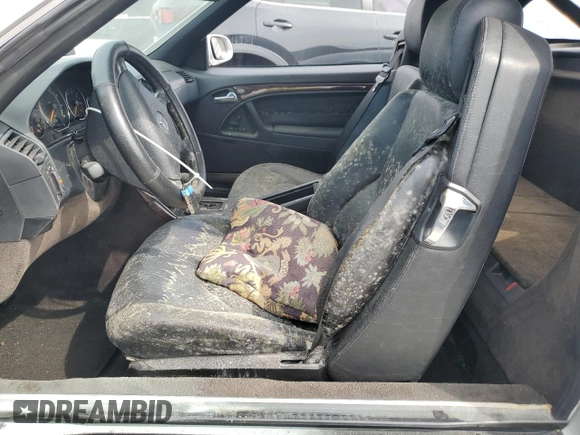 2001 Mercedes-Benz SL 500 with VIN WDBFA68F91F195550, listed as a Copart auction lot 73820644 with Not provided miles and Salvage title. Bid and sale history available at DreamBid. Image 7.
