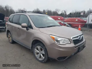 2016 Subaru Forester 2.5i Premium with VIN JF2SJADC6GH483653, listed as a IAAI auction lot 41267819 with 166,843 mi miles. Bid and sale history available at carsss.com. Image 1.