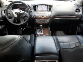 2013 Infiniti JX35 with VIN 5N1AL0MM4DC346349, listed as a Copart auction lot 54494605 with 186,729 mi miles and Salvage Title. Bid and sale history available at DreamBid. Image 8.