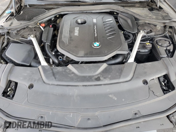 2019 BMW 7 Series 740i with VIN WBA7E2C52KB217153, listed as a Copart auction lot 65205835 with 61,981 mi miles and Clean title. Bid and sale history available at DreamBid. Image 11.