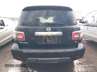 2020 Nissan Armada SL with VIN JN8AY2NC4LX519807, listed as a IAAI auction lot 41522194 with 108,532 mi miles. Bid and sale history available at carsss.com. Image 17.