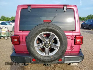 2022 Jeep Wrangler Unlimited Sahara z VIN 1C4HJXEN0NW106045, wystawiony jako Copart lot #61257055 z przebiegiem 104 937 mil mil oraz Szkoda całkowita • Salvage title. Historia ofert i sprzedaży dostępna na DreamBid. Obrazek 6.