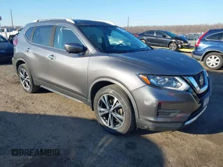 2019 Nissan Rogue SV with VIN JN8AT2MT7KW267832, listed as a IAAI auction lot 41764125 with 167,382 mi miles. Bid and sale history available at carsss.com. Image 1.