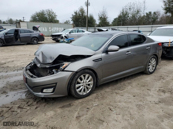 2014 Kia Optima EX with VIN 5XXGN4A73EG271269, listed as a Copart auction lot 46069175 with 255,009 mi miles and Salvage Title. Bid and sale history available at carsss.com. Image 1.