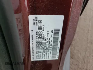 2017 Honda Odyssey EX z VIN 5FNRL5H49HB017797, wystawiony jako Copart lot #48379005 z przebiegiem 96 939 mil mil oraz Szkoda całkowita • Salvage title. Historia ofert i sprzedaży dostępna na DreamBid. Obrazek 13.