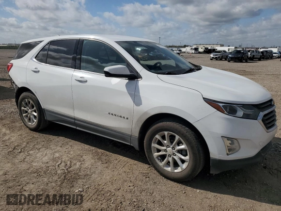 2020 Chevrolet Equinox LT with VIN 2GNAXUEV8L6189480, listed as a Copart auction lot 48787435 with 109,850 mi miles and Salvage Title. Bid and sale history available at DreamBid. Image 4.