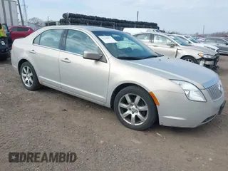 2010 Mercury Milan Premier with VIN 3MEHM0JA5AR639828, listed as a IAAI auction lot 41709923 with 121,941 mi miles. Bid and sale history available at carsss.com. Image 1.