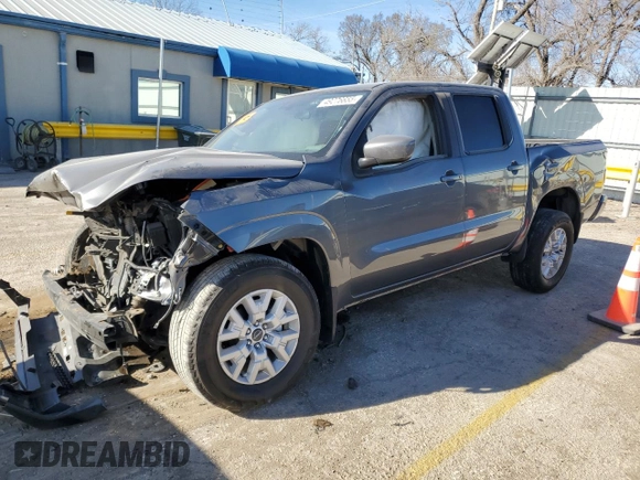 2023 Nissan Frontier SV with VIN 1N6ED1EJ7PN638273, listed as a Copart auction lot 49276655 with Not provided miles and Salvage title. Bid and sale history available at DreamBid. Image 1.