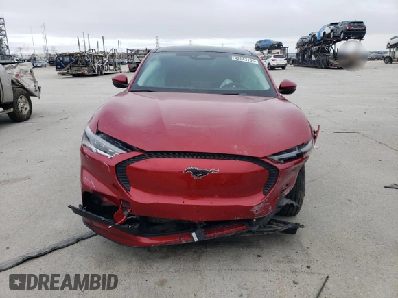 2021 Ford Mustang Mach-E Select with VIN 3FMTK1RM5MMA20844, listed as a Copart auction lot 42043155 with Not Provided miles and Salvage Title. Bid and sale history available at DreamBid. Image 5.