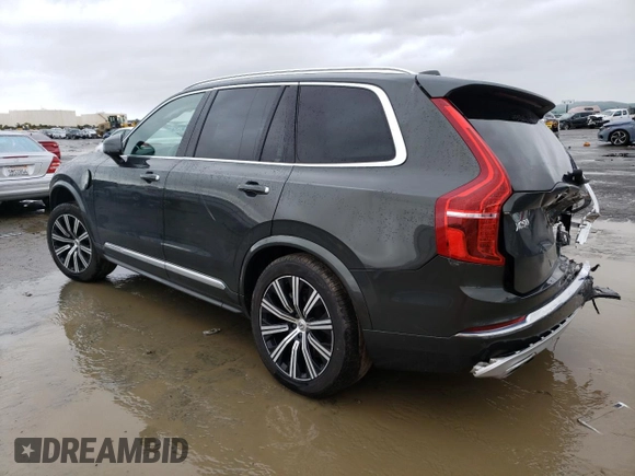 2021 Volvo XC90 Inscription Expression with VIN YV4BR0CL2M1729599, listed as a Copart auction lot 44740533 with 0 mi miles. Bid and sale history available at carsss.com. Image 2.