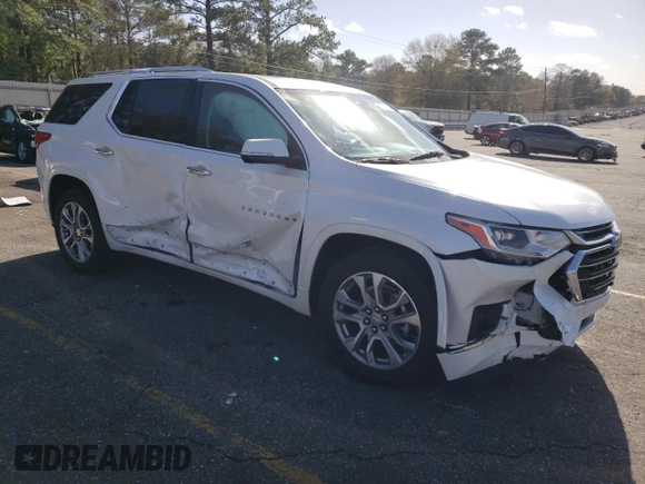 2020 Chevrolet Traverse Premier with VIN 1GNEVKKW2LJ306854, listed as a Copart auction lot 37350134 with 57,508 mi miles. Bid and sale history available at carsss.com. Image 4.