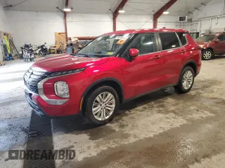 2022 Mitsubishi Outlander ES with VIN JA4J4TA82NZ034047, listed as a Copart auction lot 85648594 with 38,320 mi miles and Salvage Title. Bid and sale history available at carsss.com. Image 1.