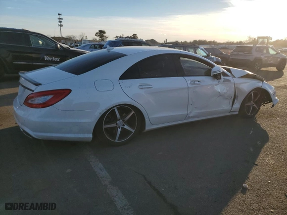 2014 Mercedes-Benz CLS-Class CLS 550 with VIN WDDLJ9BB7EA101007, listed as a Copart auction lot 42574065 with 138,977 mi miles and Salvage Title. Bid and sale history available at carsss.com. Image 3.