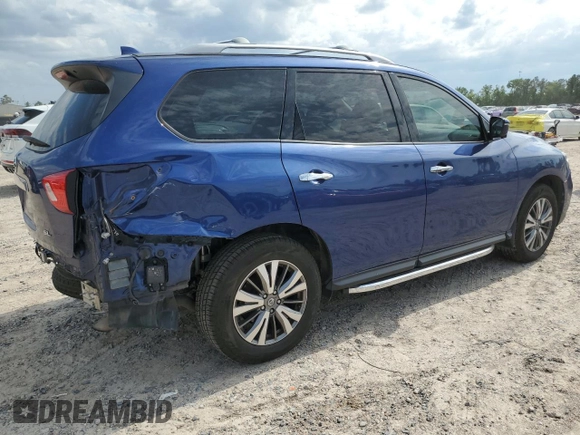 2020 Nissan Pathfinder SL with VIN 5N1DR2CMXLC592300, listed as a Copart auction lot 55471725 with 61,331 mi miles and Salvage title. Bid and sale history available at DreamBid. Image 3.