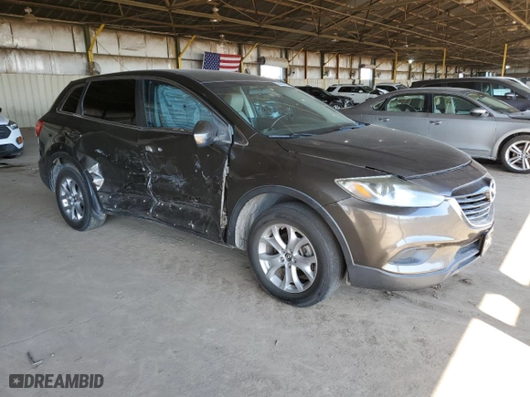 2015 Mazda CX-9 Touring with VIN JM3TB2CA3F0459174, listed as a Copart auction lot 48595725 with 102,366 mi miles and Salvage Title. Bid and sale history available at carsss.com. Image 4.