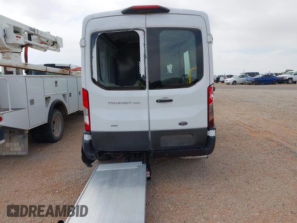 2023 Ford Transit Cargo with VIN 1FTBR2C83PKA71896, listed as a IAAI auction lot 42201228 with 31,427 mi miles and . Bid and sale history available at carsss.com. Image 15.