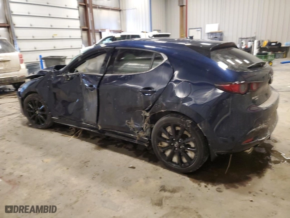 2020 Mazda Mazda3 Hatchback Premium Package with VIN JM1BPBNM9L1153583, listed as a Copart auction lot 46097335 with 33,432 mi miles and Non Repairable. Bid and sale history available at carsss.com. Image 2.
