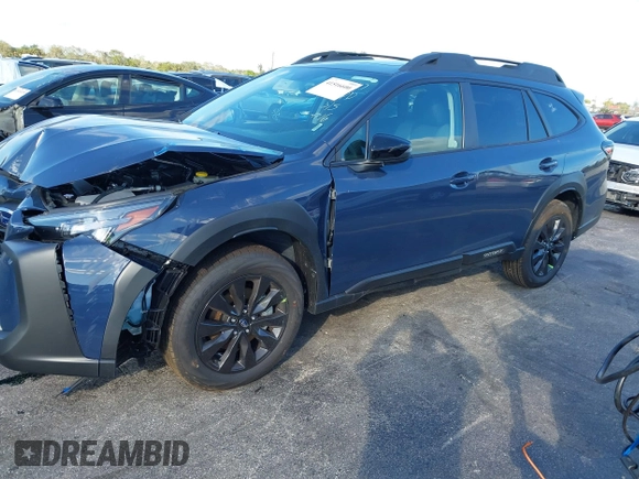 2025 Subaru Outback Onyx Edition with VIN 4S4BTALC1S3180047, listed as a IAAI auction lot 41516600 with 536 mi miles. Bid and sale history available at carsss.com. Image 18.