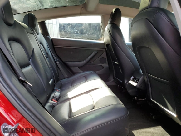 2023 Tesla Model 3 with VIN 5YJ3E1EA9PF447427, listed as a Copart auction lot 51603385 with 99,593 mi miles and Non Repairable. Bid and sale history available at carsss.com. Image 10.