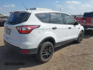 2018 Ford Escape S with VIN 1FMCU0F70JUD36517, listed as a IAAI auction lot 41524031 with 1 mi miles. Bid and sale history available at carsss.com. Image 4.