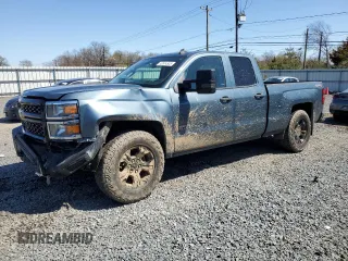 2014 Chevrolet Silverado 1500 LT with VIN 1GCVKREC1EZ370027, listed as a Copart auction lot 52674545 with 84,448 mi miles and Salvage Title. Bid and sale history available at DreamBid. Image 1.