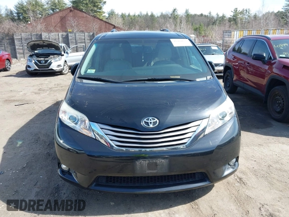 2015 Toyota Sienna Limited with VIN 5TDDK3DC9FS117289, listed as a IAAI auction lot 41861627 with 89,624 mi miles and . Bid and sale history available at DreamBid. Image 12.