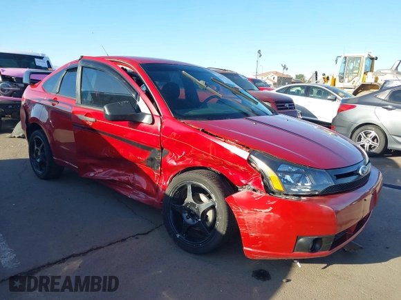 2010 Ford Focus SE with VIN 1FAHP3FN5AW298567, listed as a IAAI auction lot 41815362 with 108,327 mi miles. Bid and sale history available at carsss.com. Image 1.