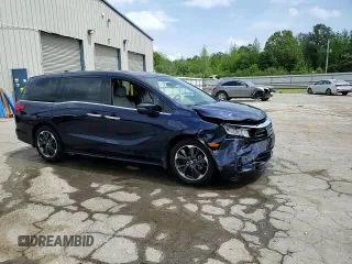 2022 Honda Odyssey Elite z VIN 5FNRL6H94NB051949, wystawiony jako Copart lot #53684245 z przebiegiem Nie podano mil oraz Szkoda całkowita • Salvage title. Historia ofert i sprzedaży dostępna na DreamBid. Obrazek 14.