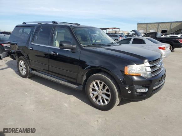 2017 Ford Expedition EL Limited with VIN 1FMJK1KT6HEA12787, listed as a Copart auction lot 84385524 with 121,374 mi miles and Salvage Title. Bid and sale history available at carsss.com. Image 4.