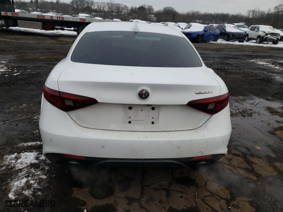 2017 Alfa Romeo Giulia Ti with VIN ZARFAECN8H7554682, listed as a Copart auction lot 44864655 with 101,473 mi miles and Salvage Title. Bid and sale history available at carsss.com. Image 6.