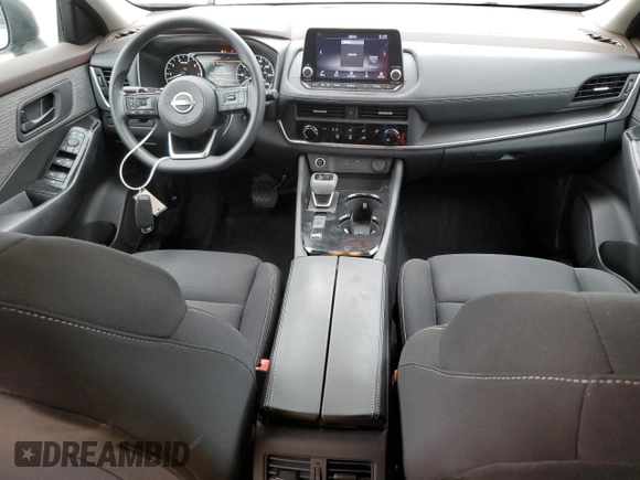 2023 Nissan Rogue S with VIN 5N1BT3AA7PC843755, listed as a Copart auction lot 47967785 with 44,277 mi miles and Salvage title. Bid and sale history available at DreamBid. Image 8.
