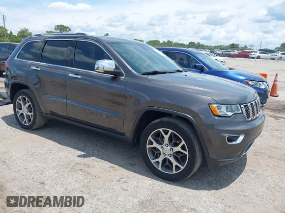 2019 Jeep Grand Cherokee Limited with VIN 1C4RJEBG8KC732583, listed as a IAAI auction lot 42415711 with 69,886 mi miles and . Bid and sale history available at DreamBid. Image 1.